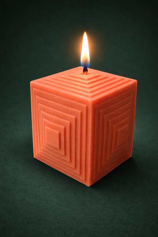 Silikona forma svecēm "3D Kubs"